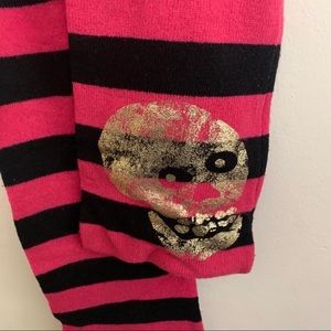 Vintage Betsey Johnson Skull Lamb Wool Scarf